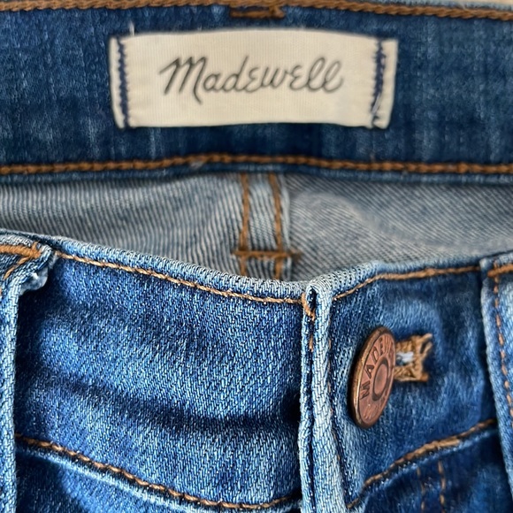 Women’s Madewell Distressed 9 inch High Rise Skinny Jeans size 28T - Picture 2 of 11